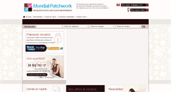 Desktop Screenshot of mondial-patchwork.com