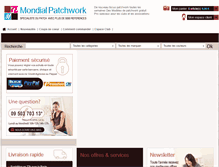 Tablet Screenshot of mondial-patchwork.com